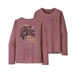 NWT Patagonia Capilene Cool Day Mauve L